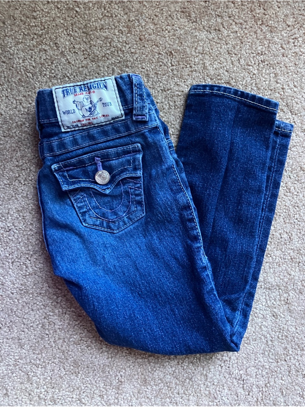 True Religion Indigo Denim Jeans